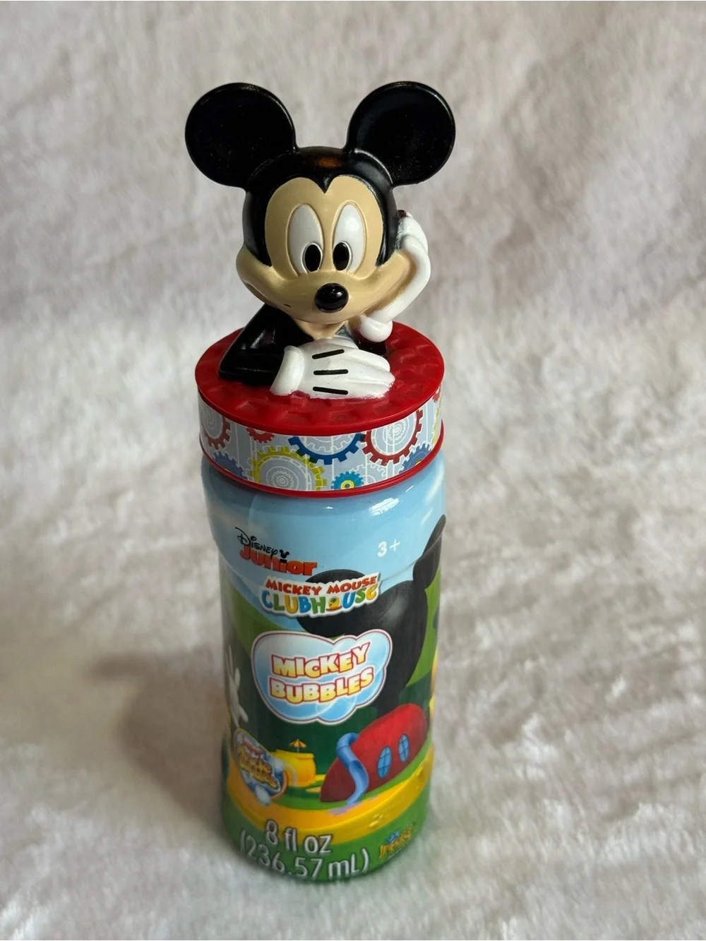 Disney Mickey Mouse Bubbles Bottle - Black, Red & Blue